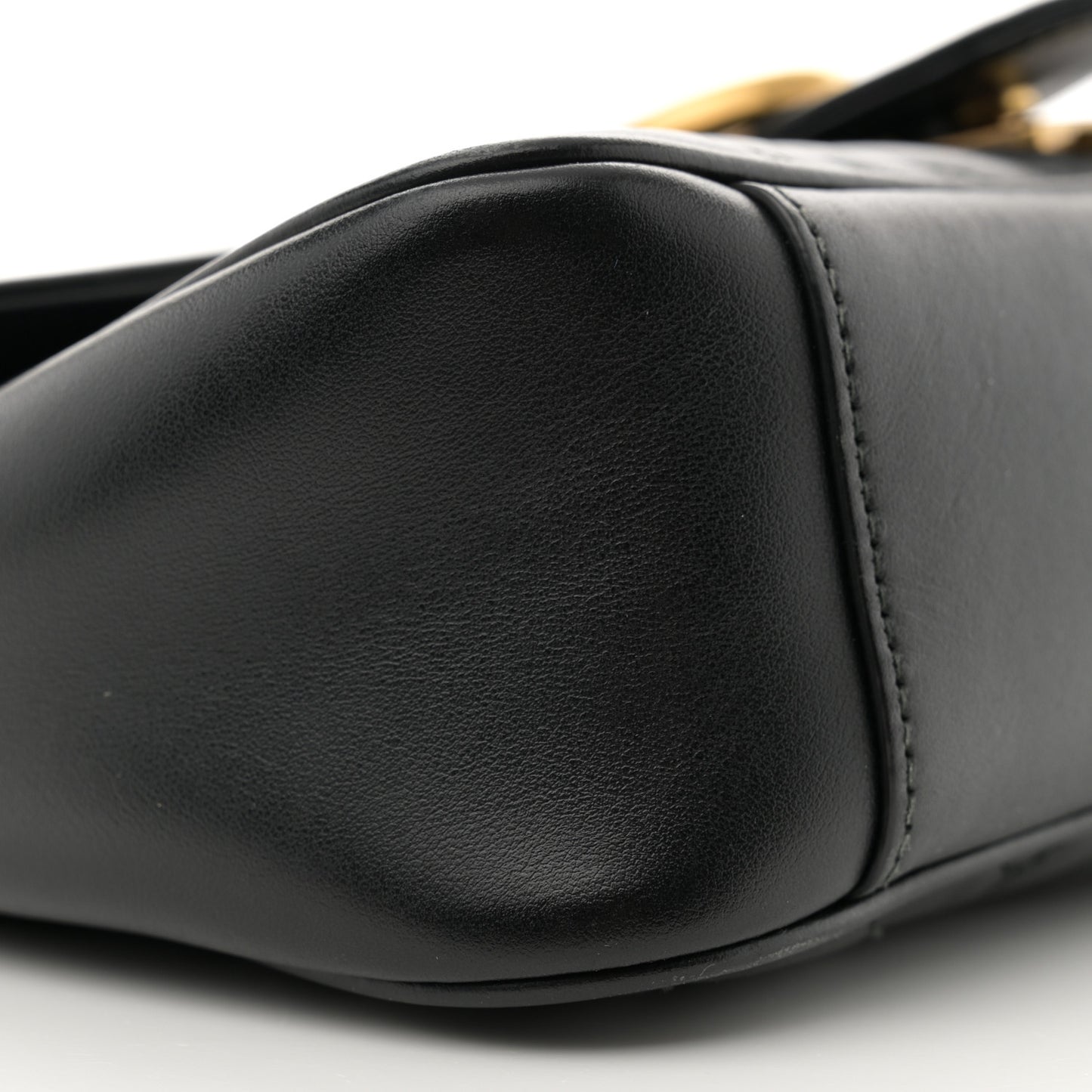 Calfskin Matelasse Small GG Marmont Shoulder Bag Black