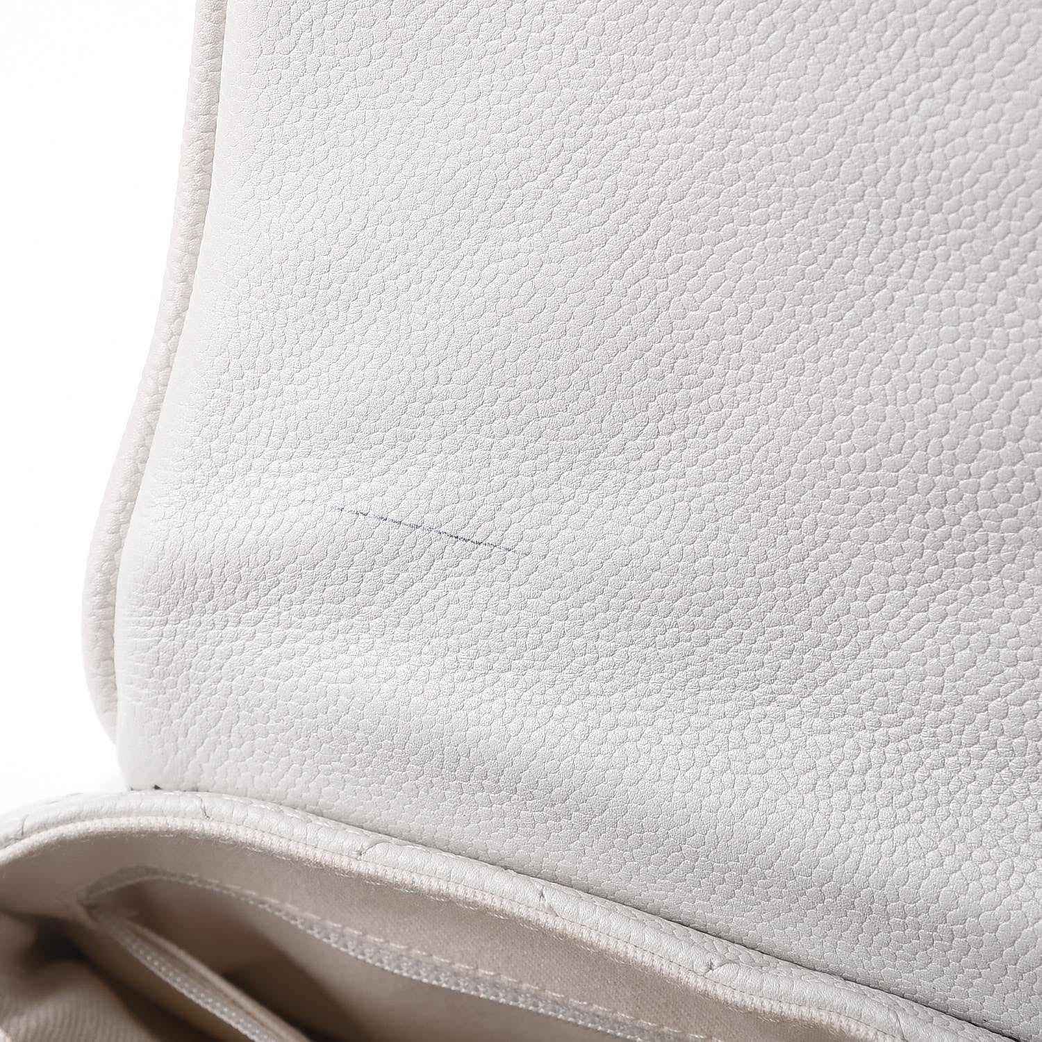 Chanel Caviar Quilted Timeless Accordion Flap White 10 of 15