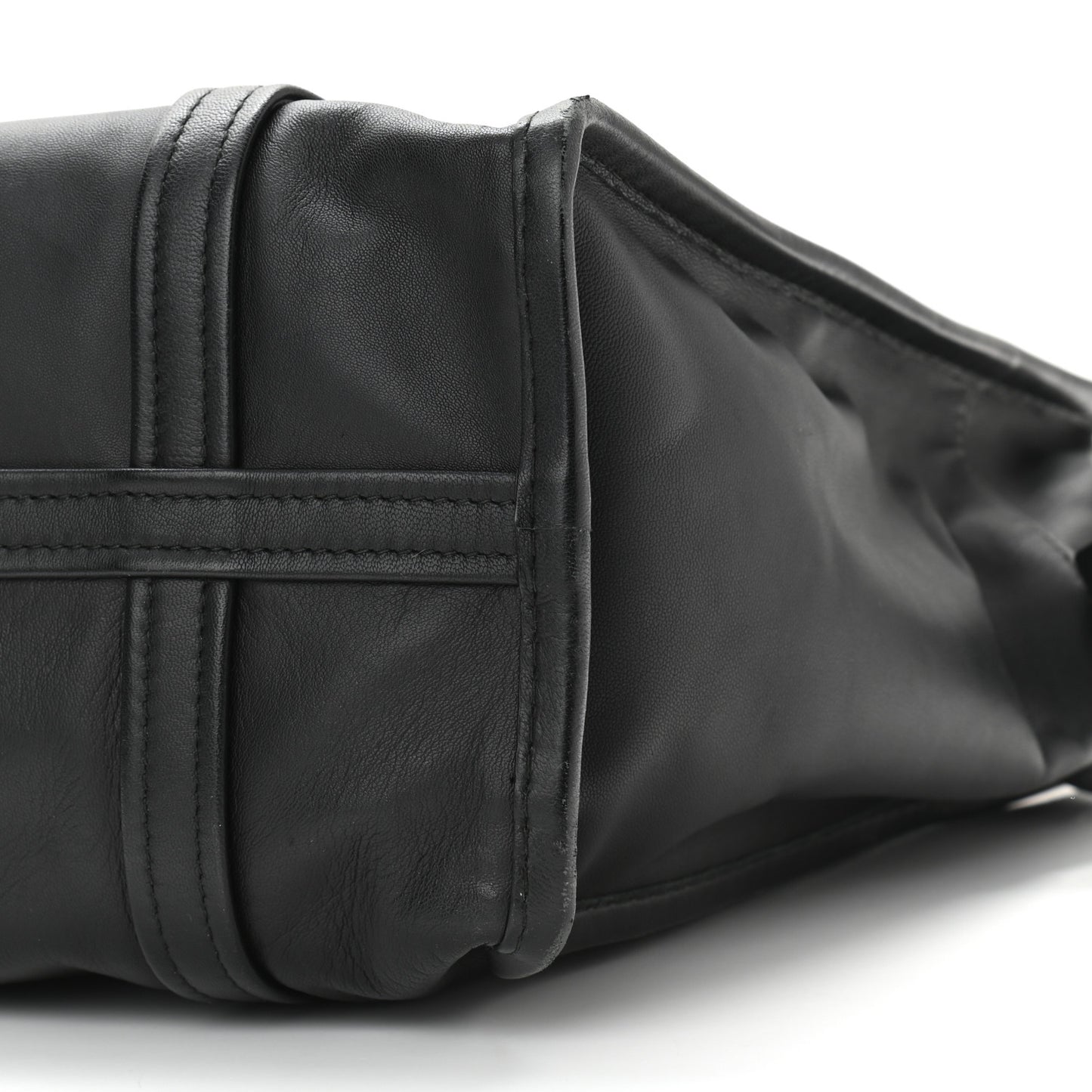 Agneau Small Bazar Shopper Tote Black