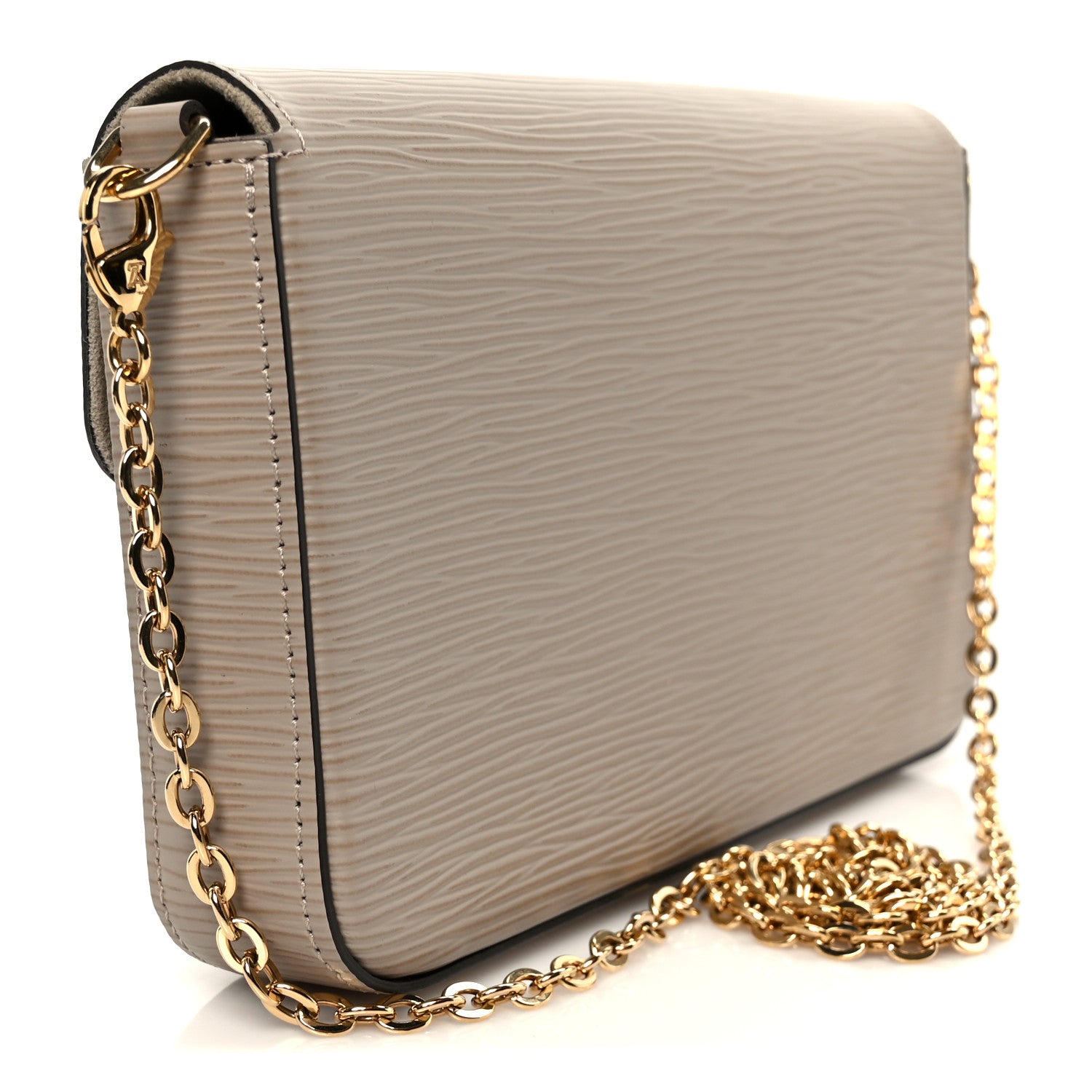 Louis Vuitton Epi Felicie Pochette Chain Wallet Galet 4 of 14