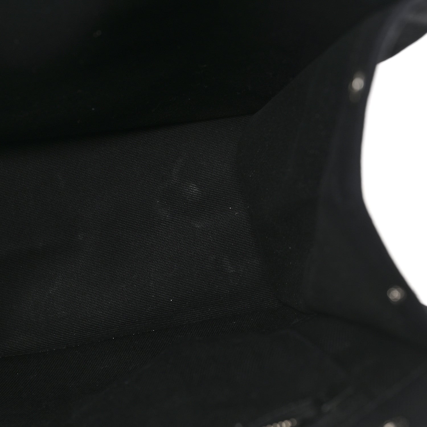 Saint Laurent Linen Calfskin Rive Gauche North South Tote Black 11 of 12