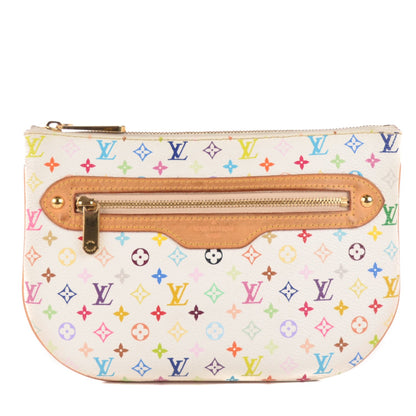 Louis Vuitton Monogram Multicolor Pochette Plate GM White 1 of 7