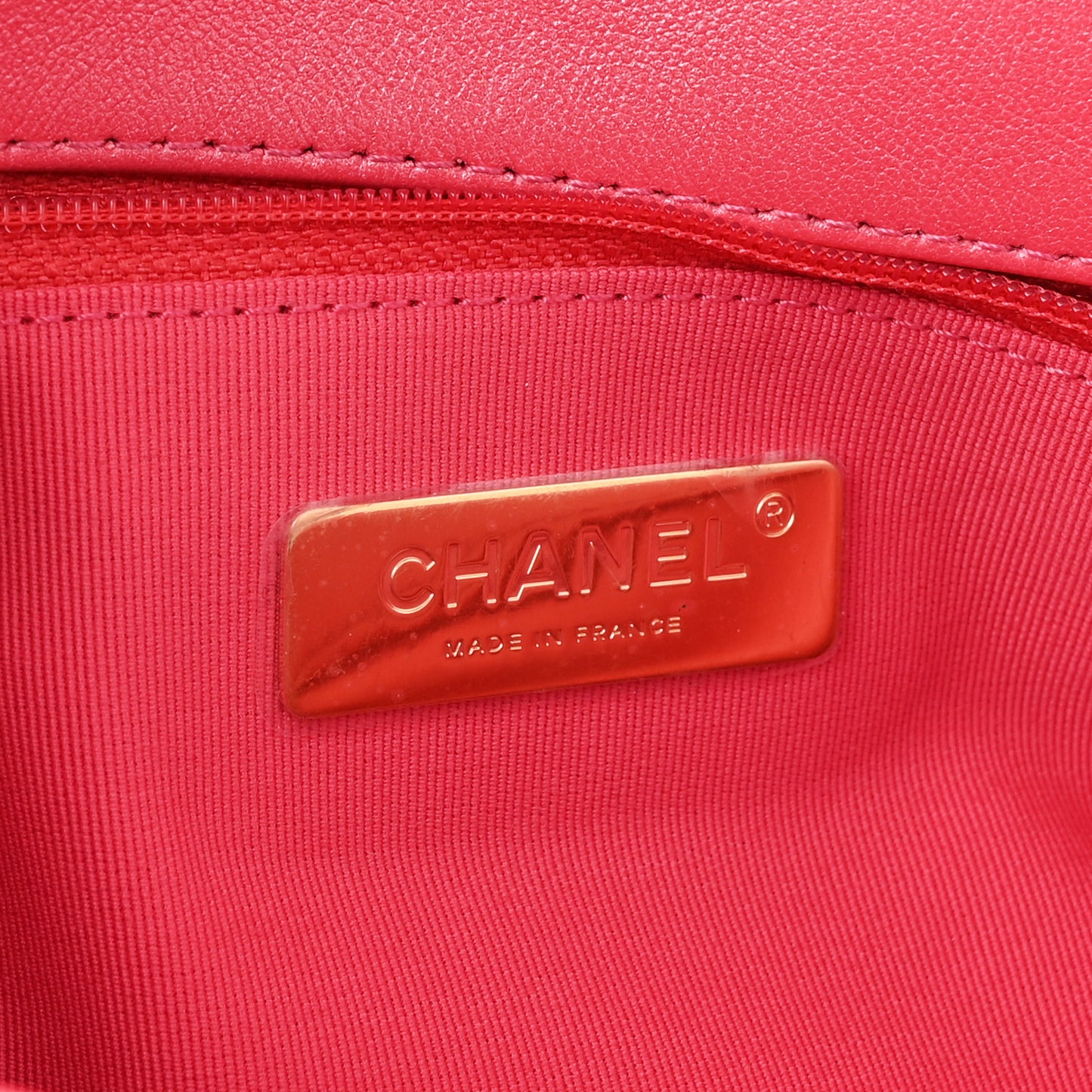 Shiny Lambskin Quilted Medium Chanel 19 Flap Pink
