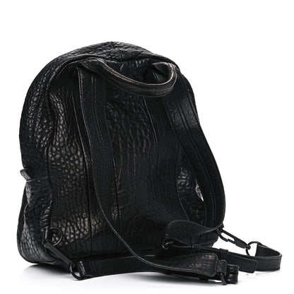 Alexander Wang Pebbled Lambskin Dumbo Backpack Black Matte Black Hardware 2 of 8