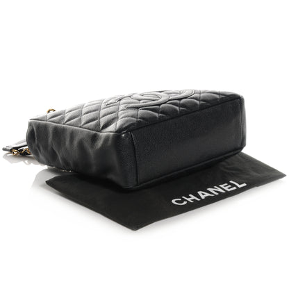 Chanel Caviar Petit Shopping Tote PST Black 4 of 7