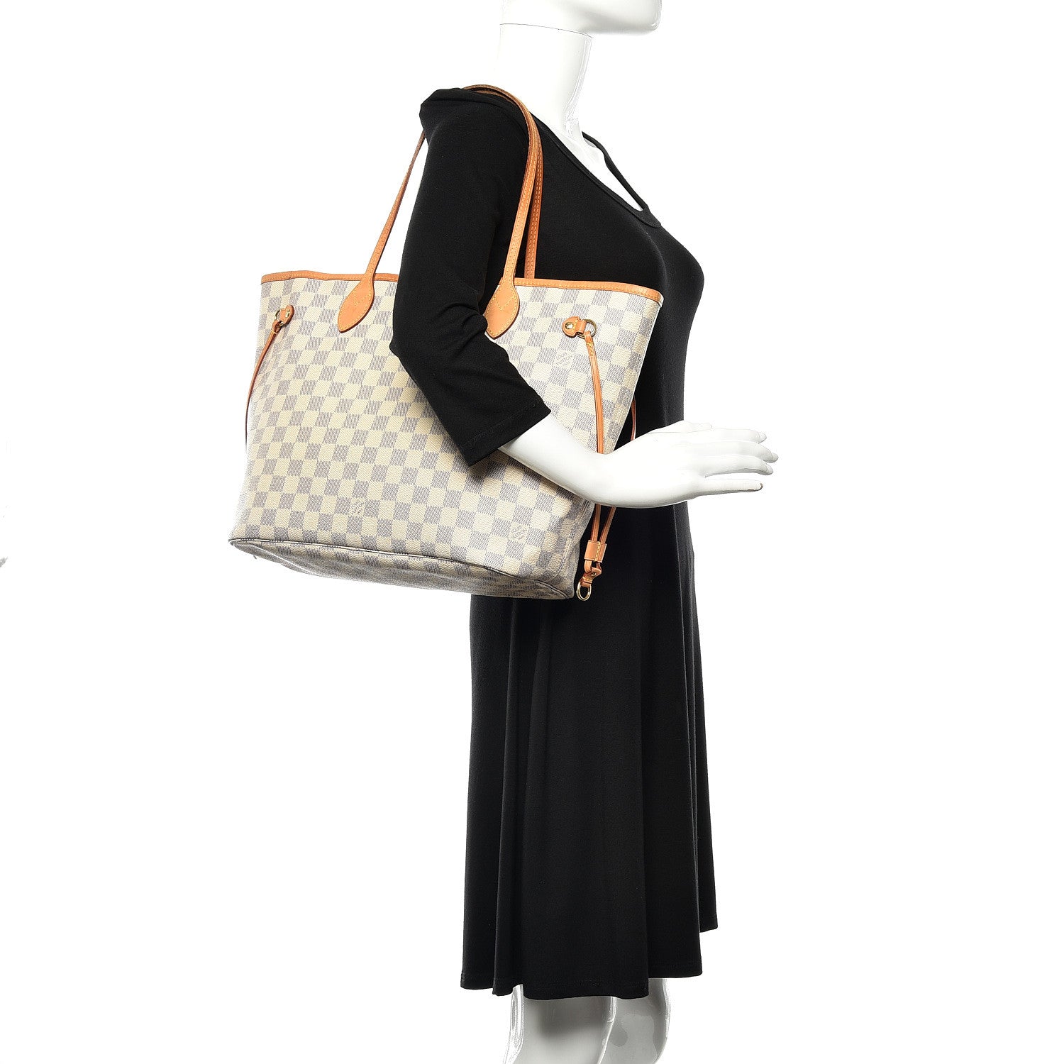 Louis Vuitton Damier Azur Neo Neverfull MM 2 of 14
