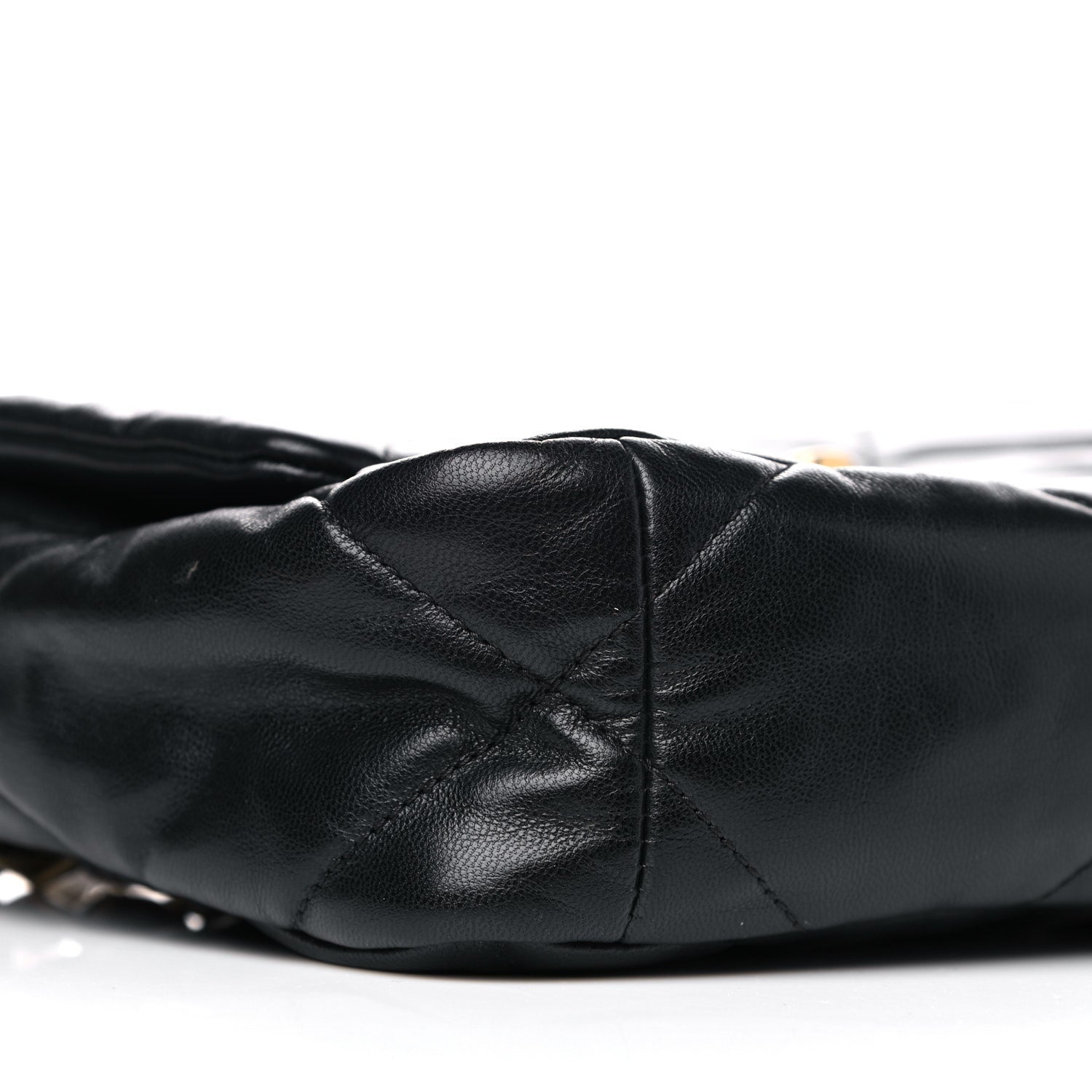 Chanel Goatskin Quilted Medium Chanel 19 Flap Black 8 of 10