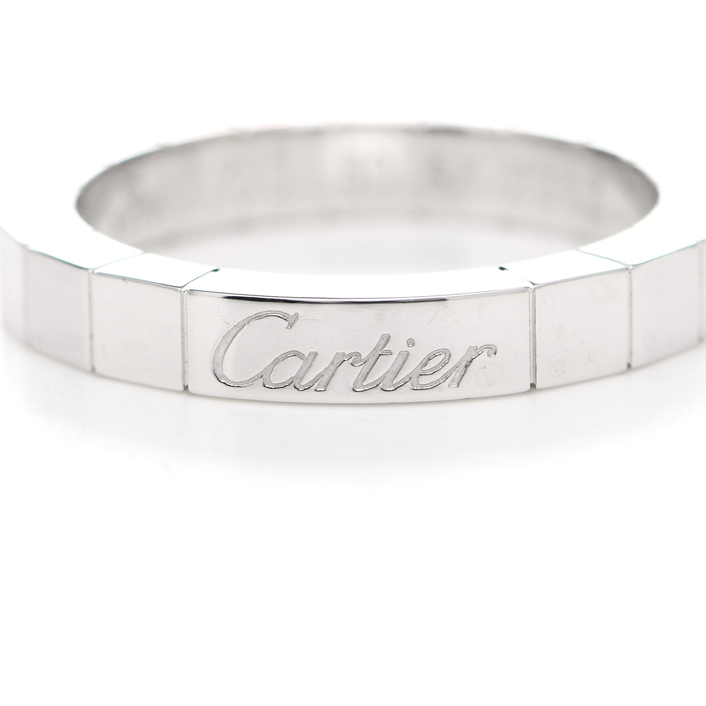 18K White Gold Lanieres Ring 50 5.25