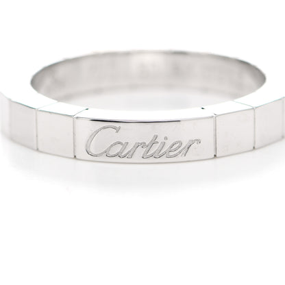 Cartier 18K White Gold Lanieres Ring 50 5.25 4 of 7