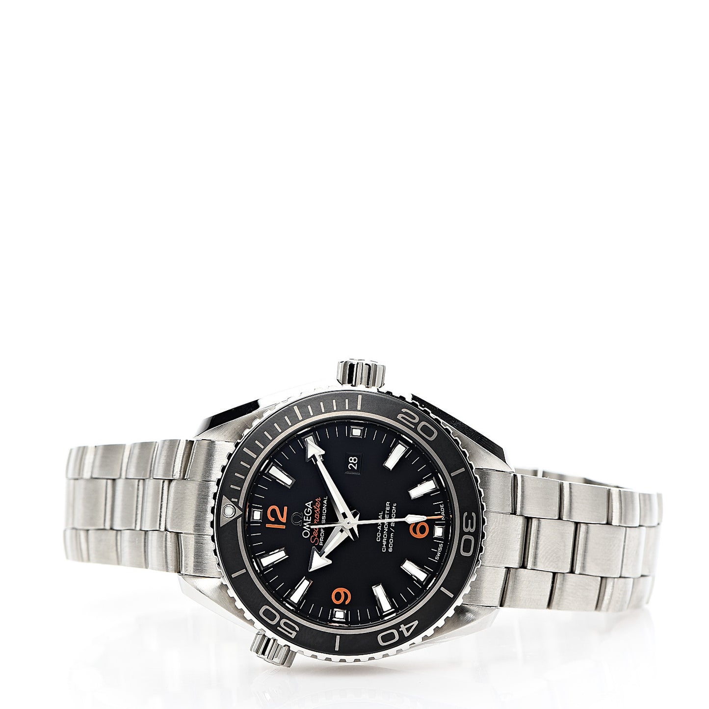 Stainless Steel 37mm Seamaster Planet Ocean Co-Axial Automatic Watch Black 232.30.38.20.01.002