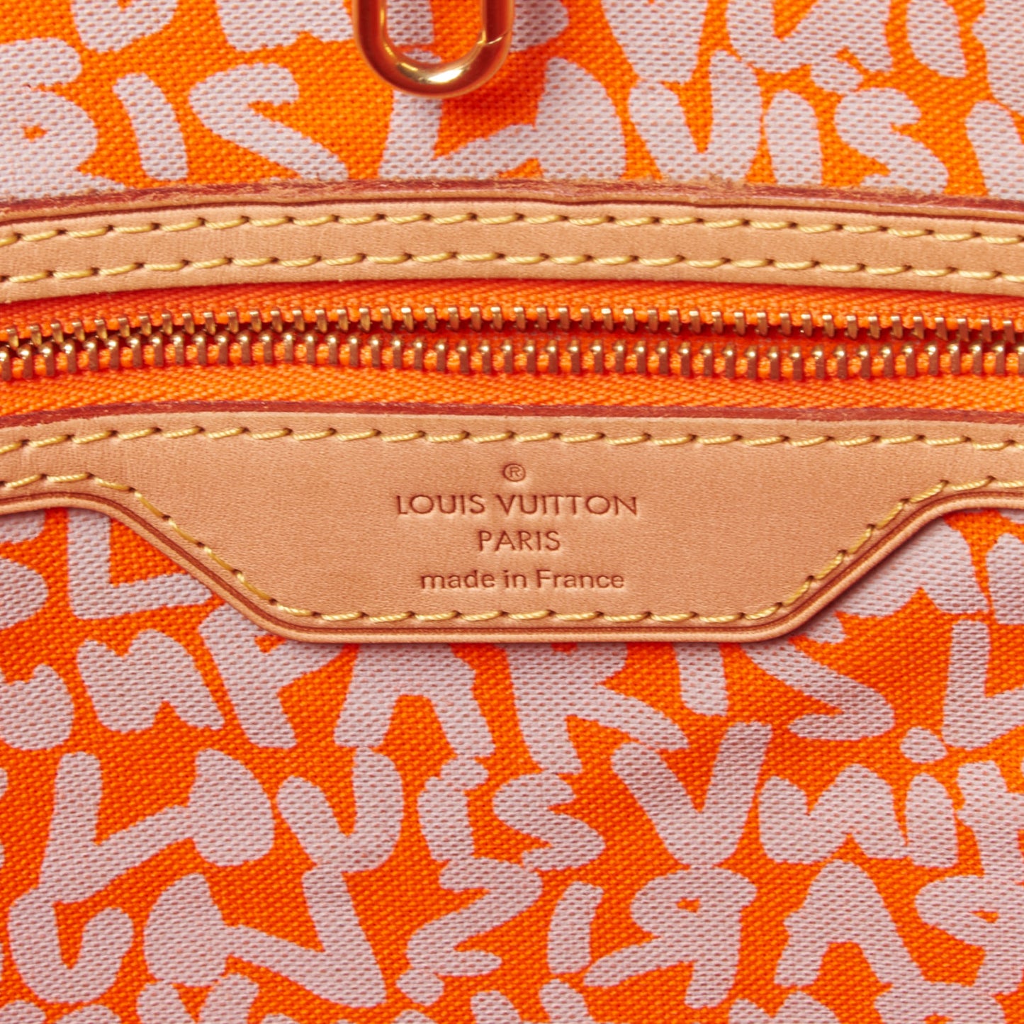 Monogram Graffiti Neverfull GM Orange