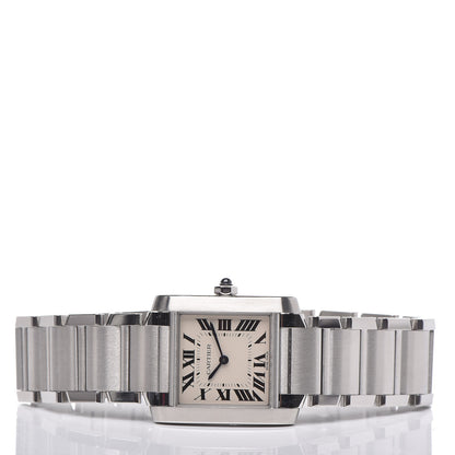 Cartier Stainless Steel 25mm Tank Francaise Quartz Watch 3 of 7