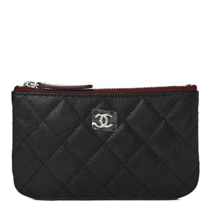 Chanel Caviar Quilted Small Cosmetic Case Black 1 of 4