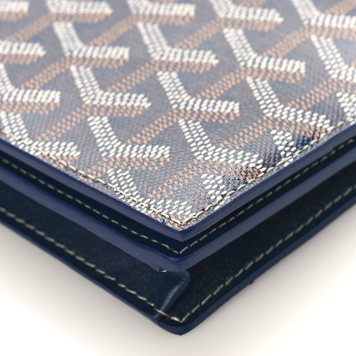 Goyardine Richelieu Wallet Navy