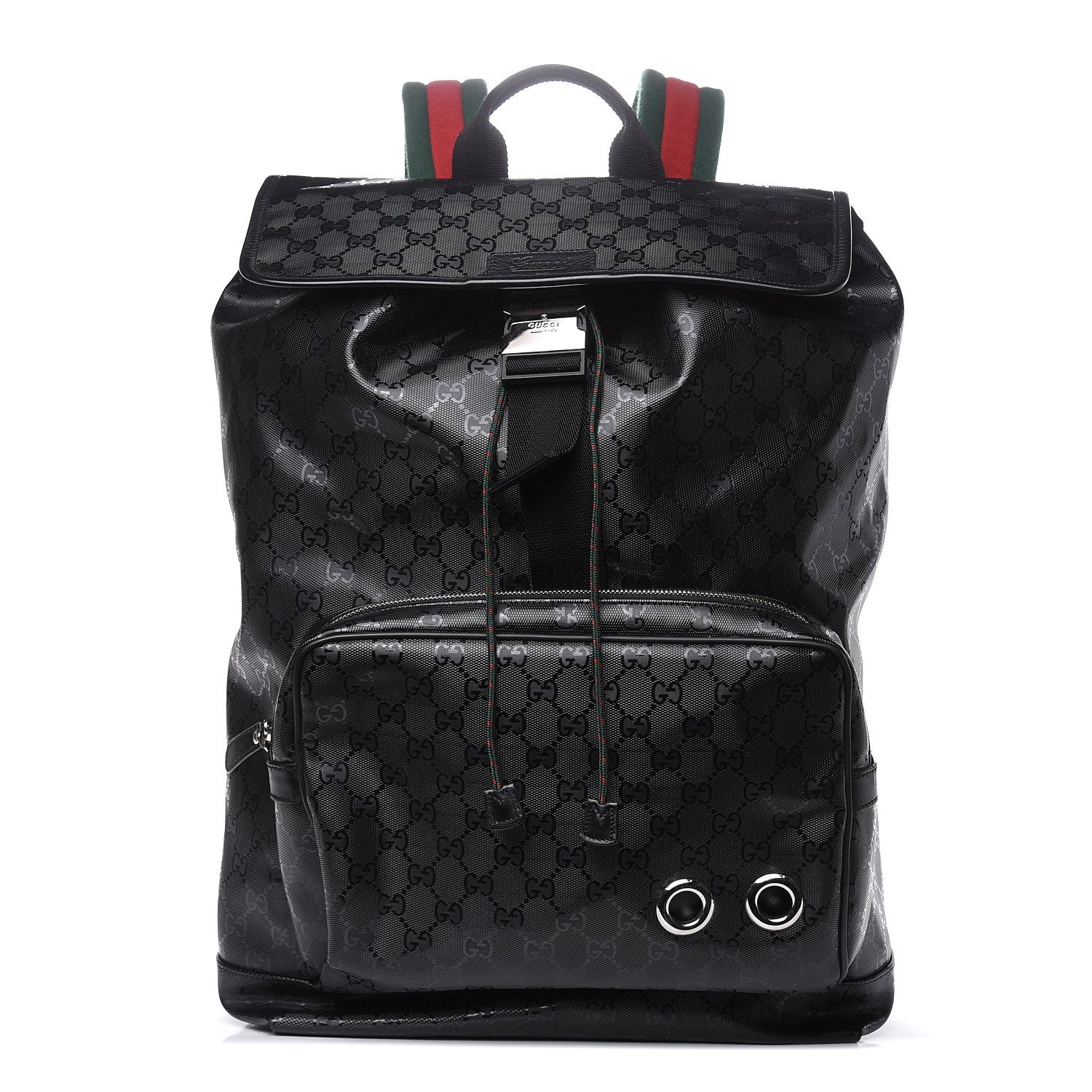 Gucci Imprime Monogram Web 500 Backpack Black 1 of 10