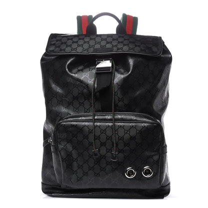 Gucci Imprime Monogram Web 500 Backpack Black 1 of 10