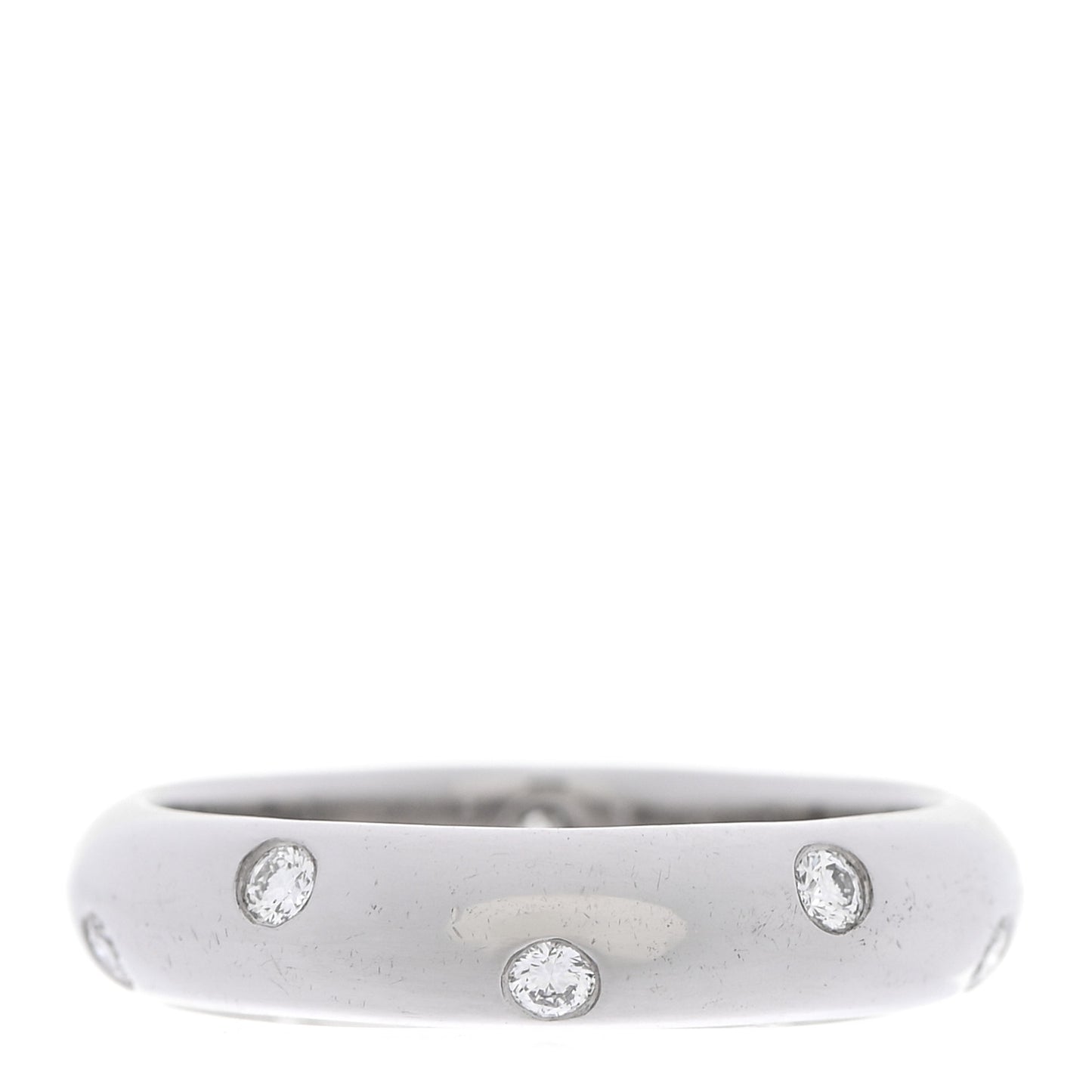 Platinum Diamond 4mm Etoile Band Ring 53 6.5