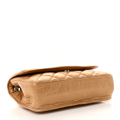 Chanel Aged Calfskin Vintage Ligne Flap Gold 4 of 10