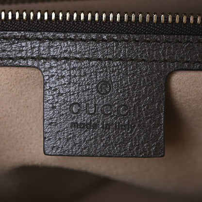 Gucci GG Supreme Monogram Web Small Ophidia Top Handle Shoulder Bag Brown 6 of 11