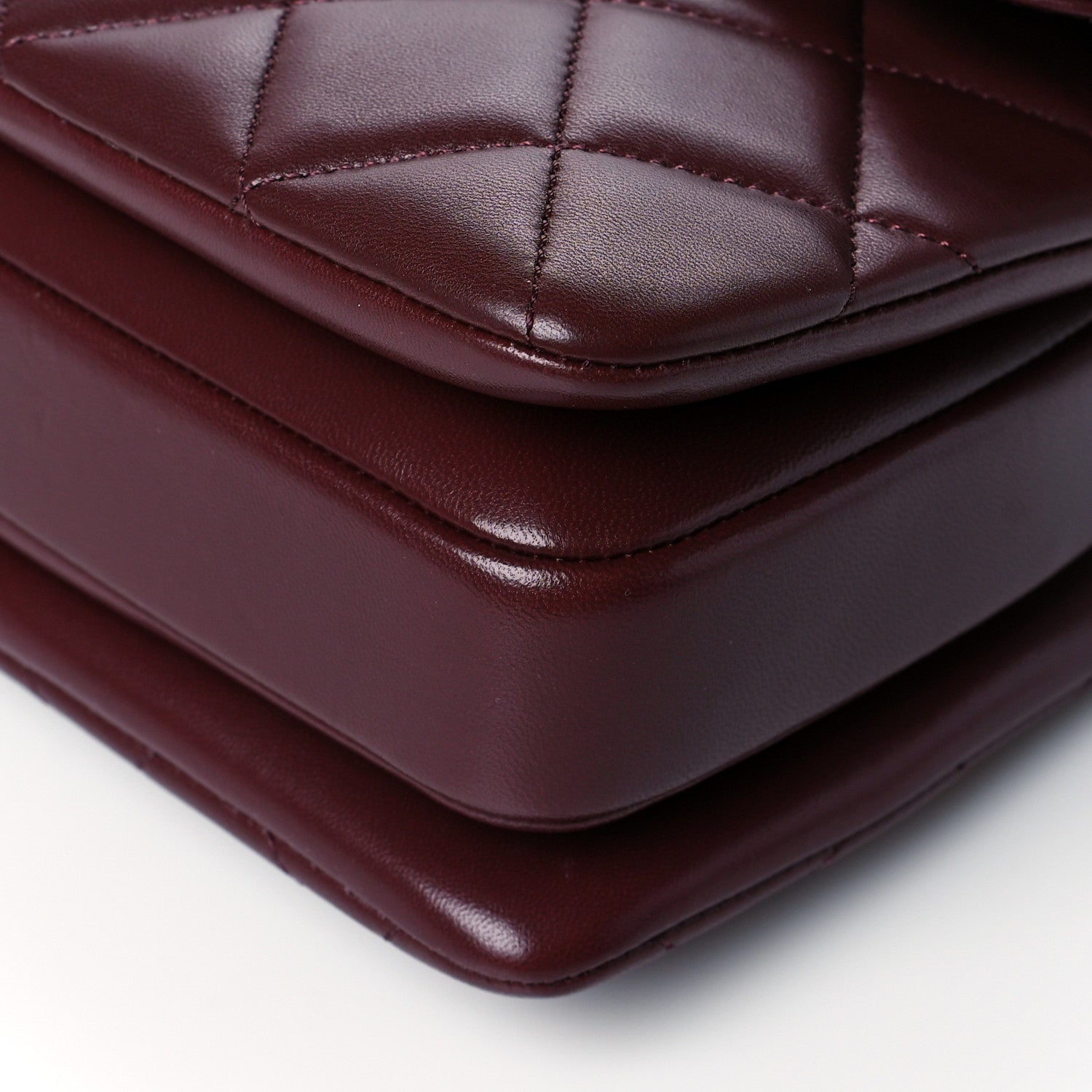 Chanel Lambskin Quilted Small Trendy CC Flap Dual Handle Bag Burgundy 10 of 10