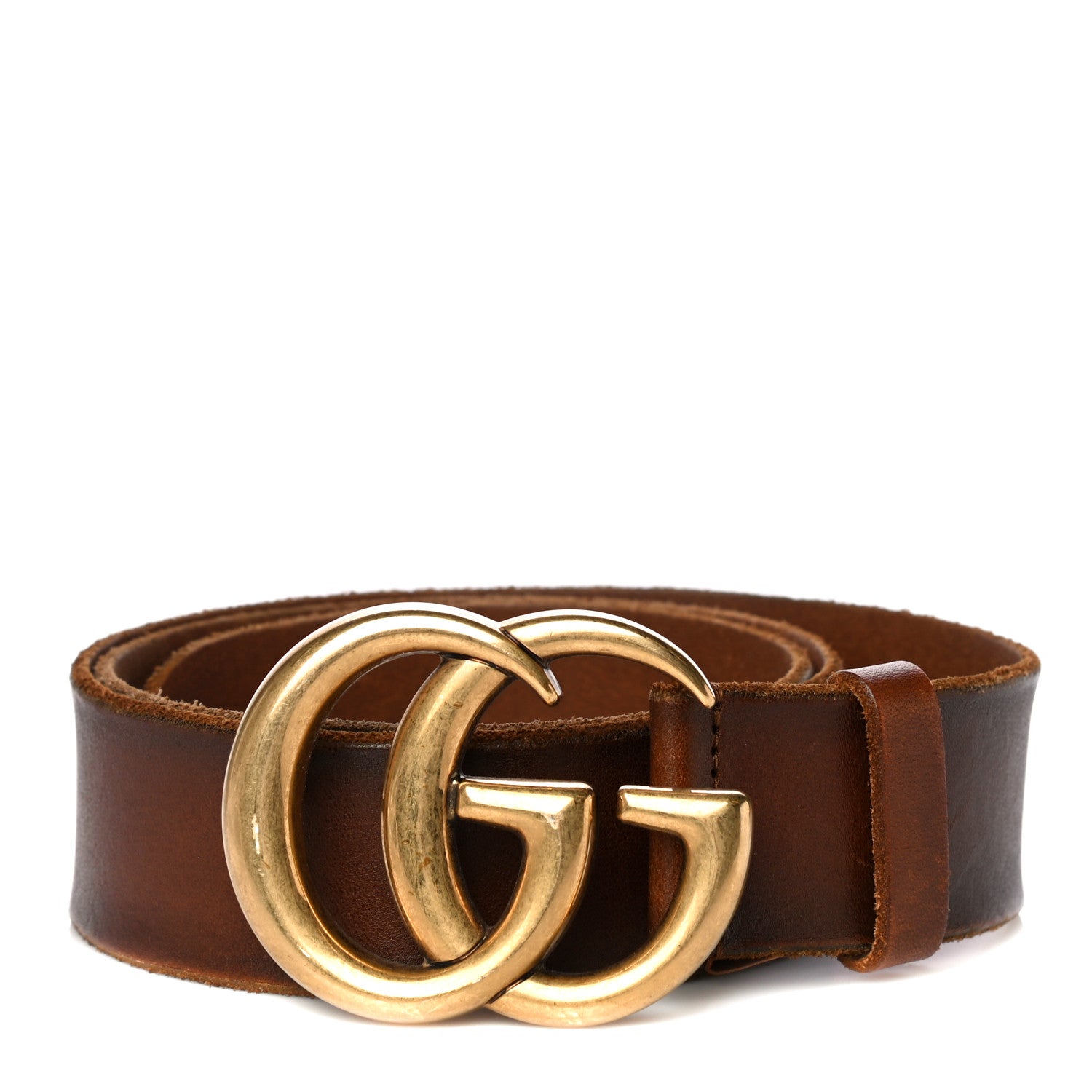 Gucci Faded Calfskin Double G 40mm Belt 85 34 Cuir 1 of 10