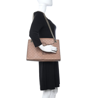 Gucci Guccissima Large Emily Chain Shoulder Bag Camelia 2 of 10