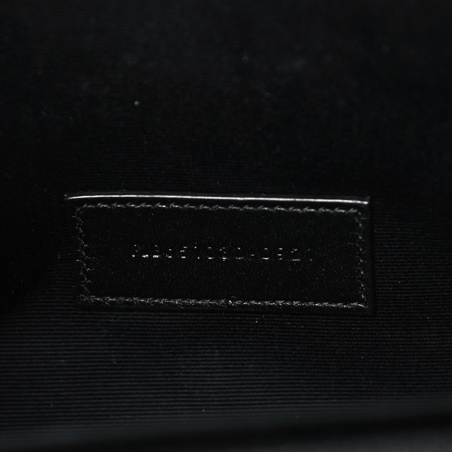 Grain De Poudre Textured Mixed Matelasse Triquilt Monogram Clutch Black