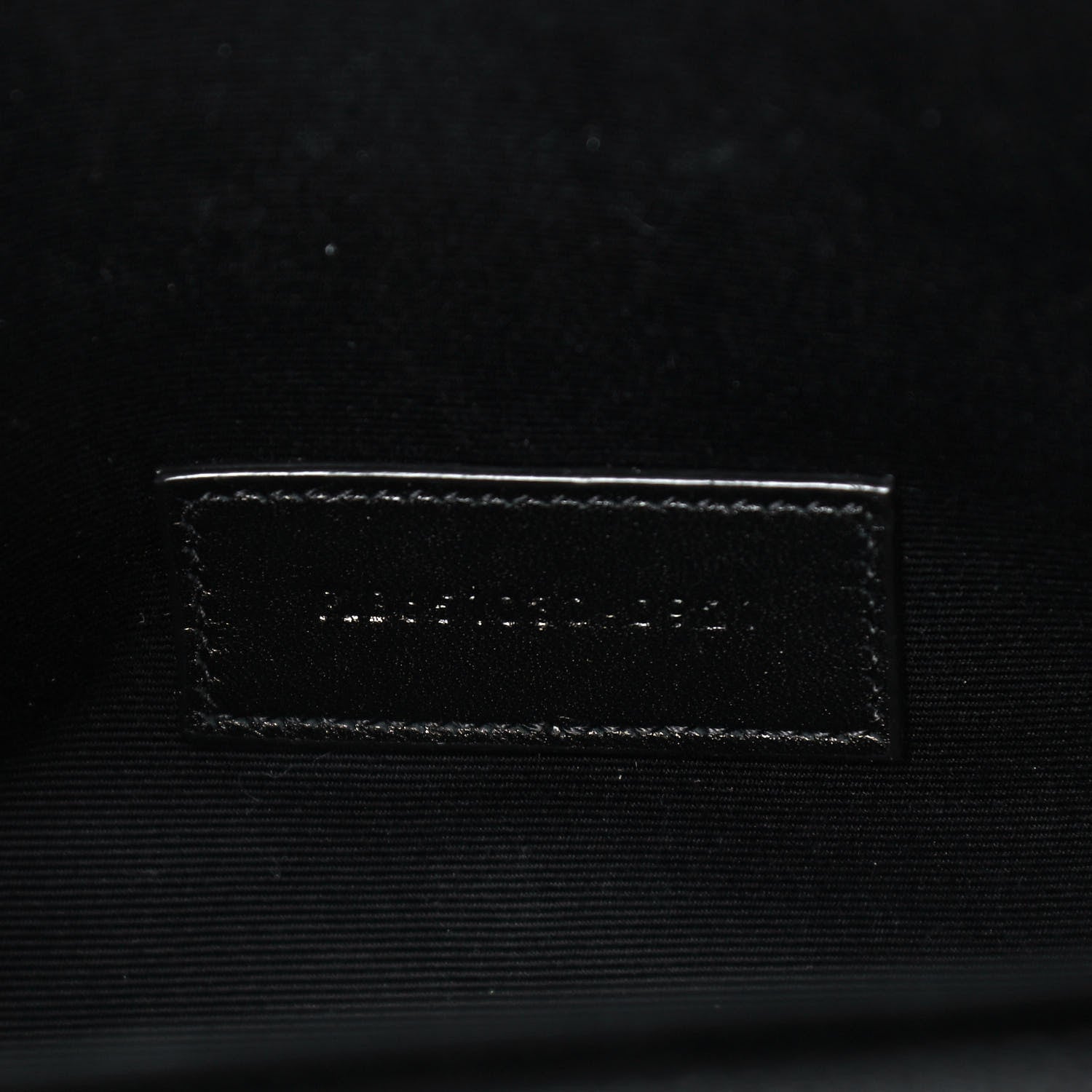 Saint Laurent Grain De Poudre Textured Mixed Matelasse Triquilt Monogram Clutch Black 7 of 12
