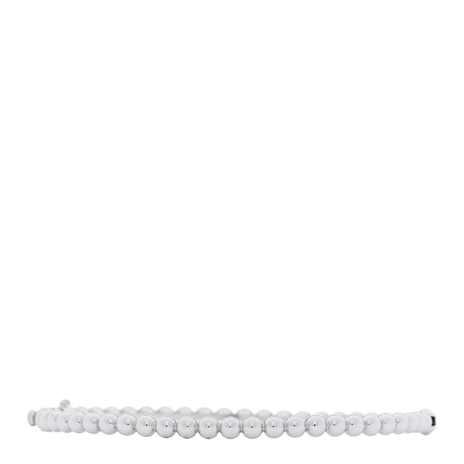 Van Cleef & Arpels 18K White Gold Perlee Pearls of Gold Bracelet S 1 of 5