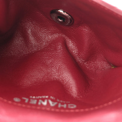Chanel Lambskin Quilted Mini Mineral Nights Flap Crossbody Bag Dark Red 5 of 14