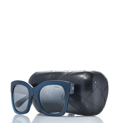 Chanel Acetate Mirror CC Square Fall Sunglasses 5357 Dark Blue 8 of 8