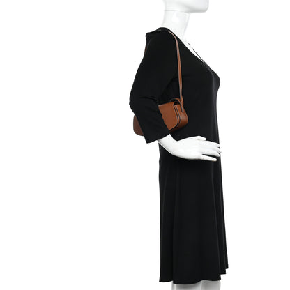 Celine Smooth Calfskin Tabou Clutch On Strap Tan 2 of 10