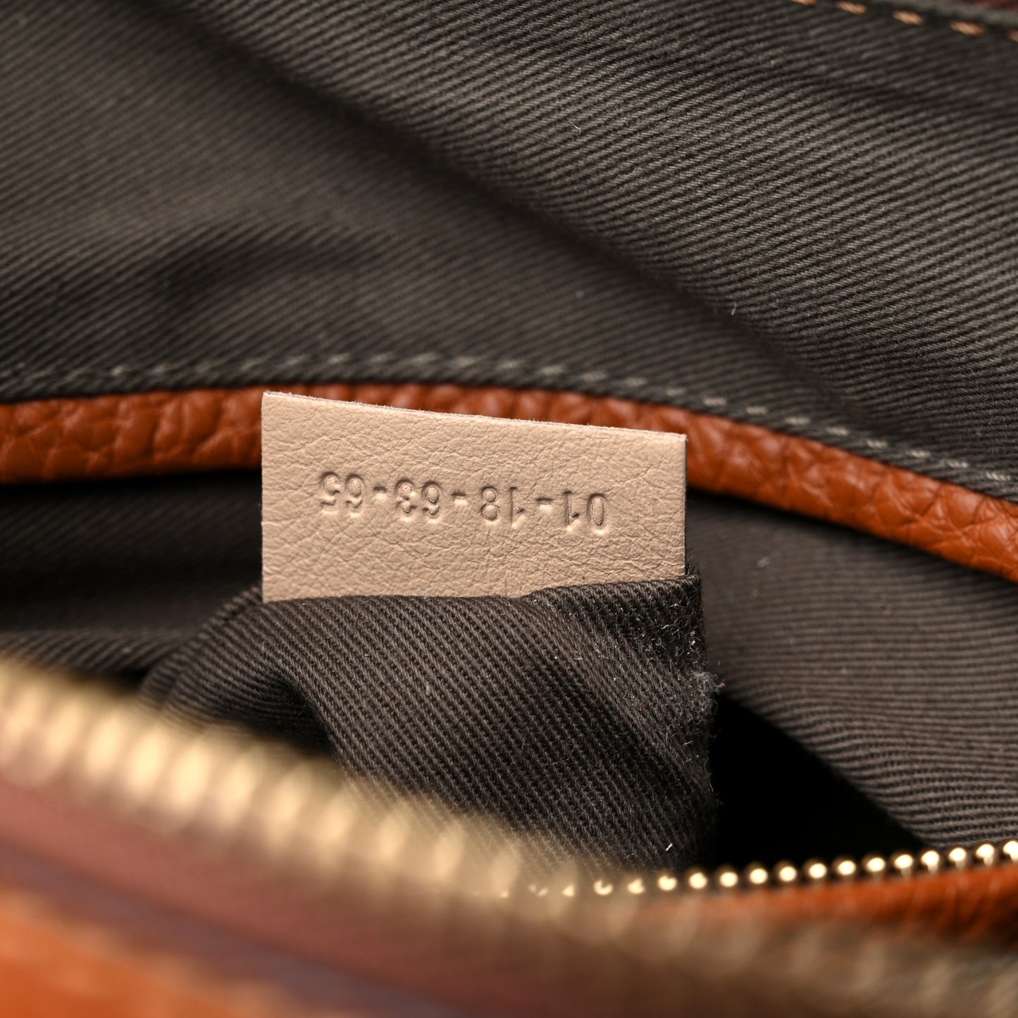 Calfskin Medium Marcie Satchel Tan