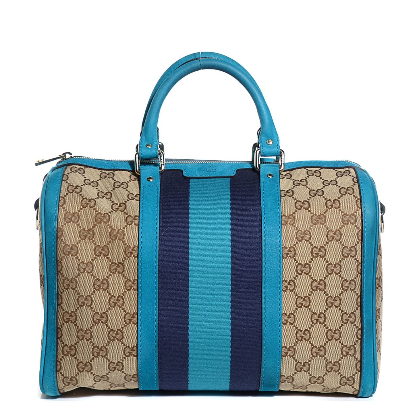 Monogram Vintage Web Medium Boston Teal