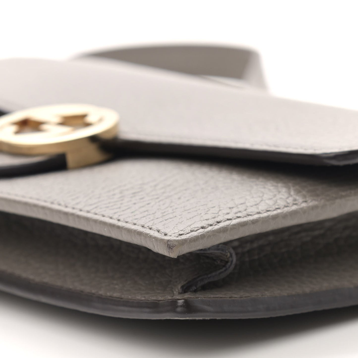 Dollar Calfskin Interlocking G Chain Wallet Loess
