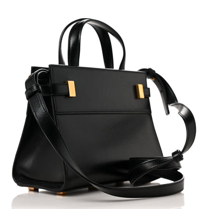 Saint Laurent Smooth Calfskin Manhattan Nano Shopper Tote Black 2 of 7