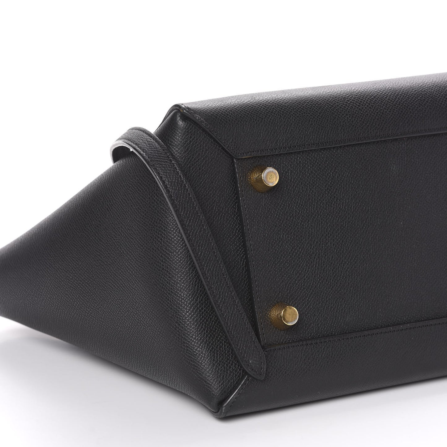 Baby Grained Calfskin Mini Belt Bag Black