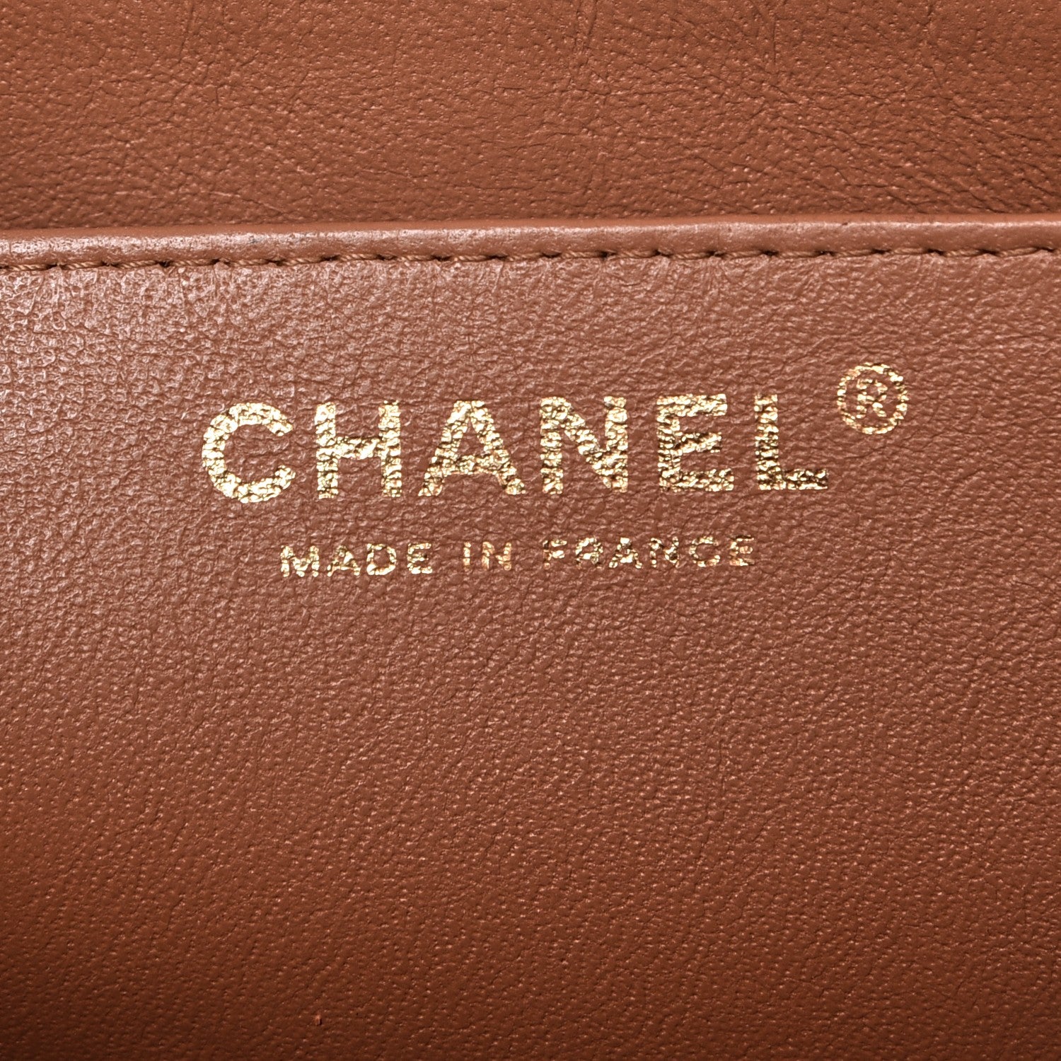Chanel Caviar Quilted Jumbo Single Flap Light Brown 8 of 9
