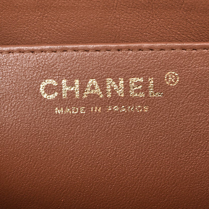 Chanel Caviar Quilted Jumbo Single Flap Light Brown 8 of 9