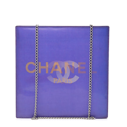 Chanel Vinyl Hologram CC Shoulder Bag Purple 1 of 10