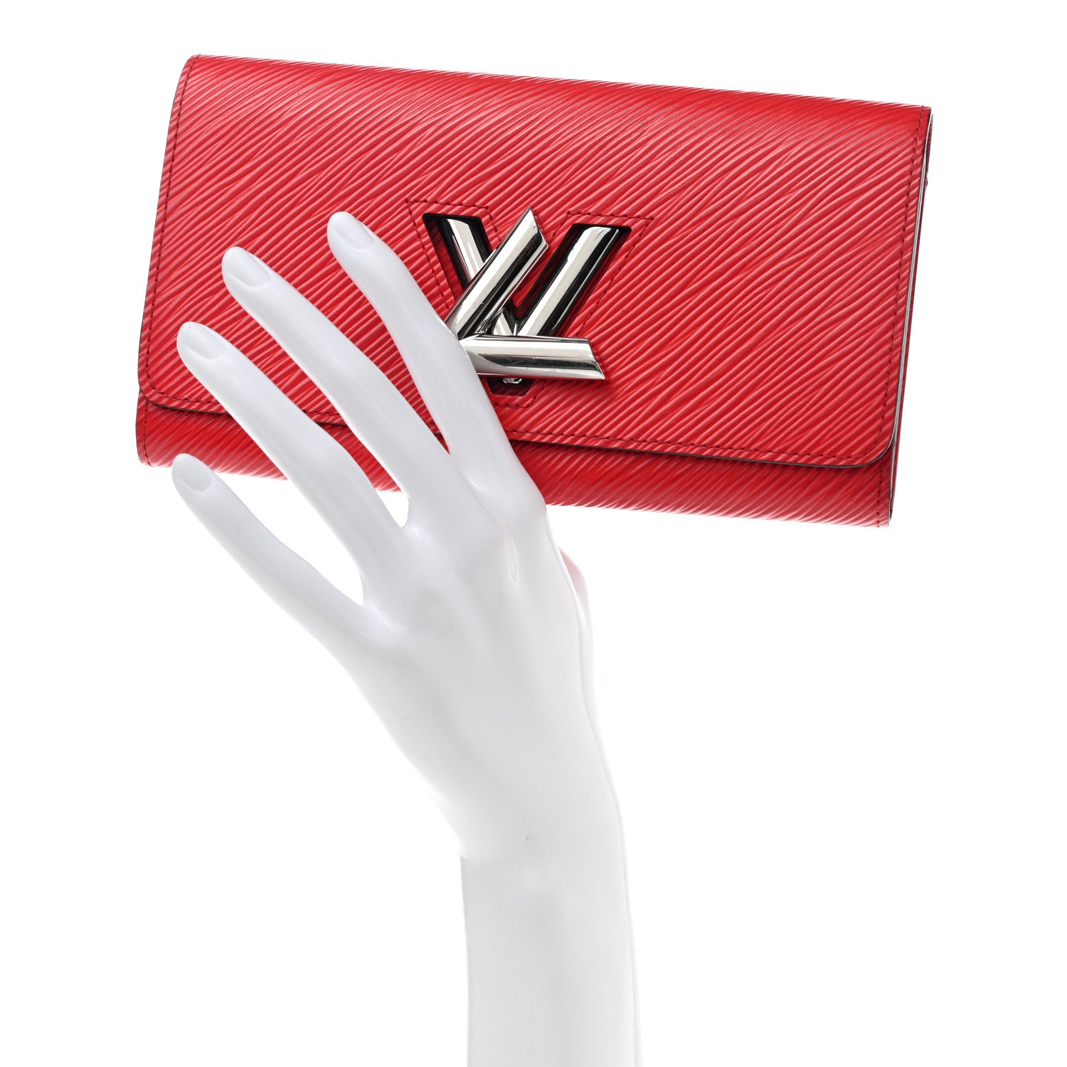 Louis Vuitton Epi Twist Wallet Coquelicot 2 of 8