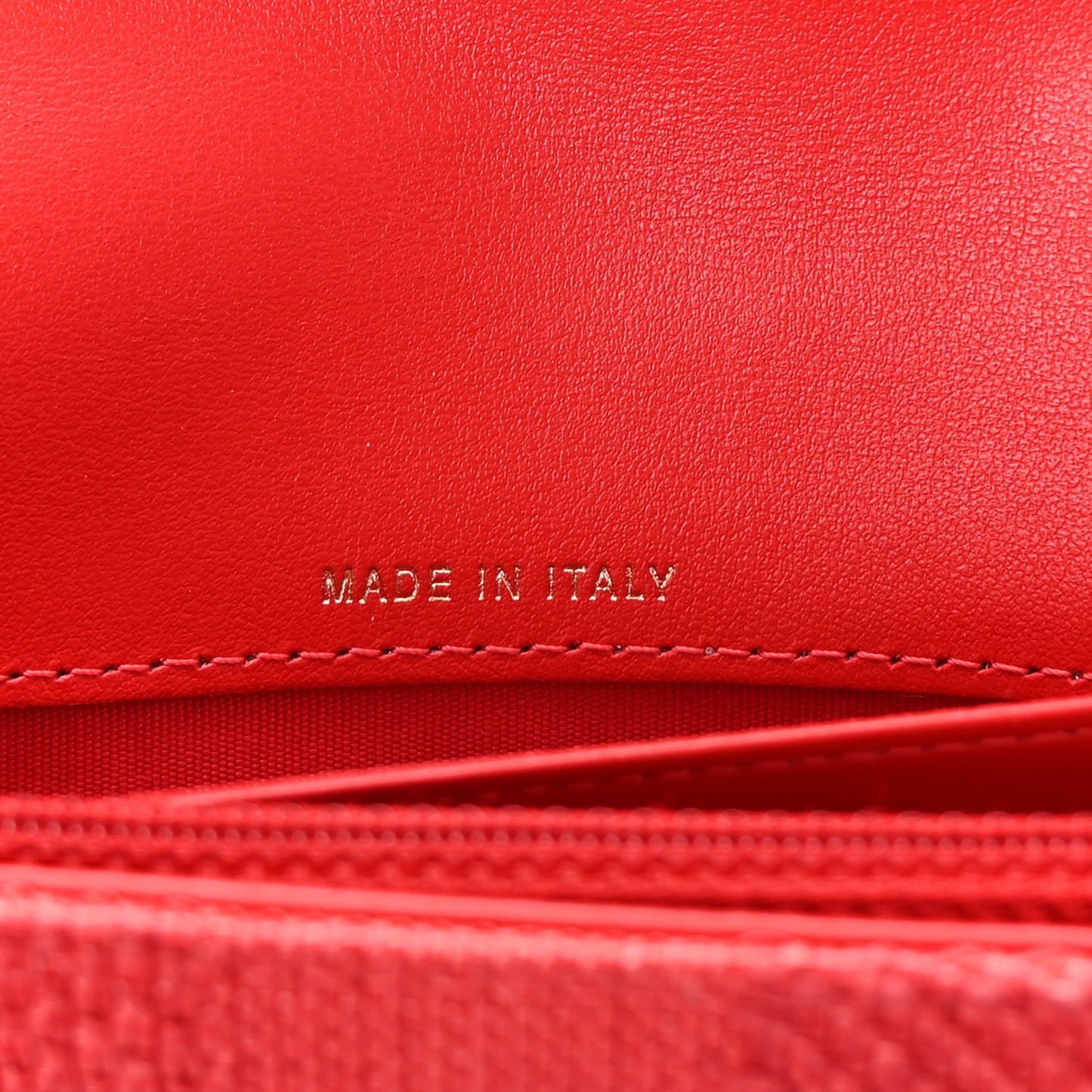 Canvas Deauville Flap Wallet Red