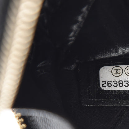 Chanel Caviar Quilted Small Curvy Pouch Cosmetic Case Black 7 of 16