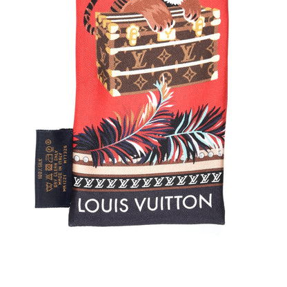 Louis Vuitton Silk Lunar New Year Tiger Bandeau Red 3 of 4