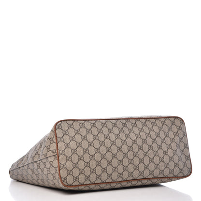 Gucci Soft GG Supreme Monogram Medium Crossbody Tote Beige Cuir 4 of 8