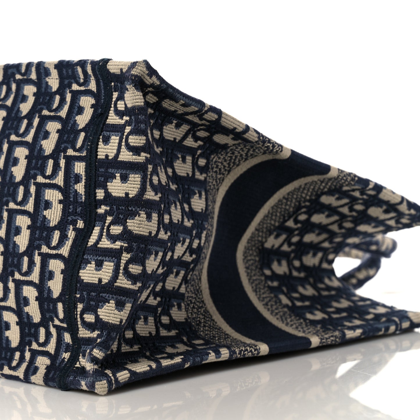 Oblique Medium Book Tote Blue Multicolor