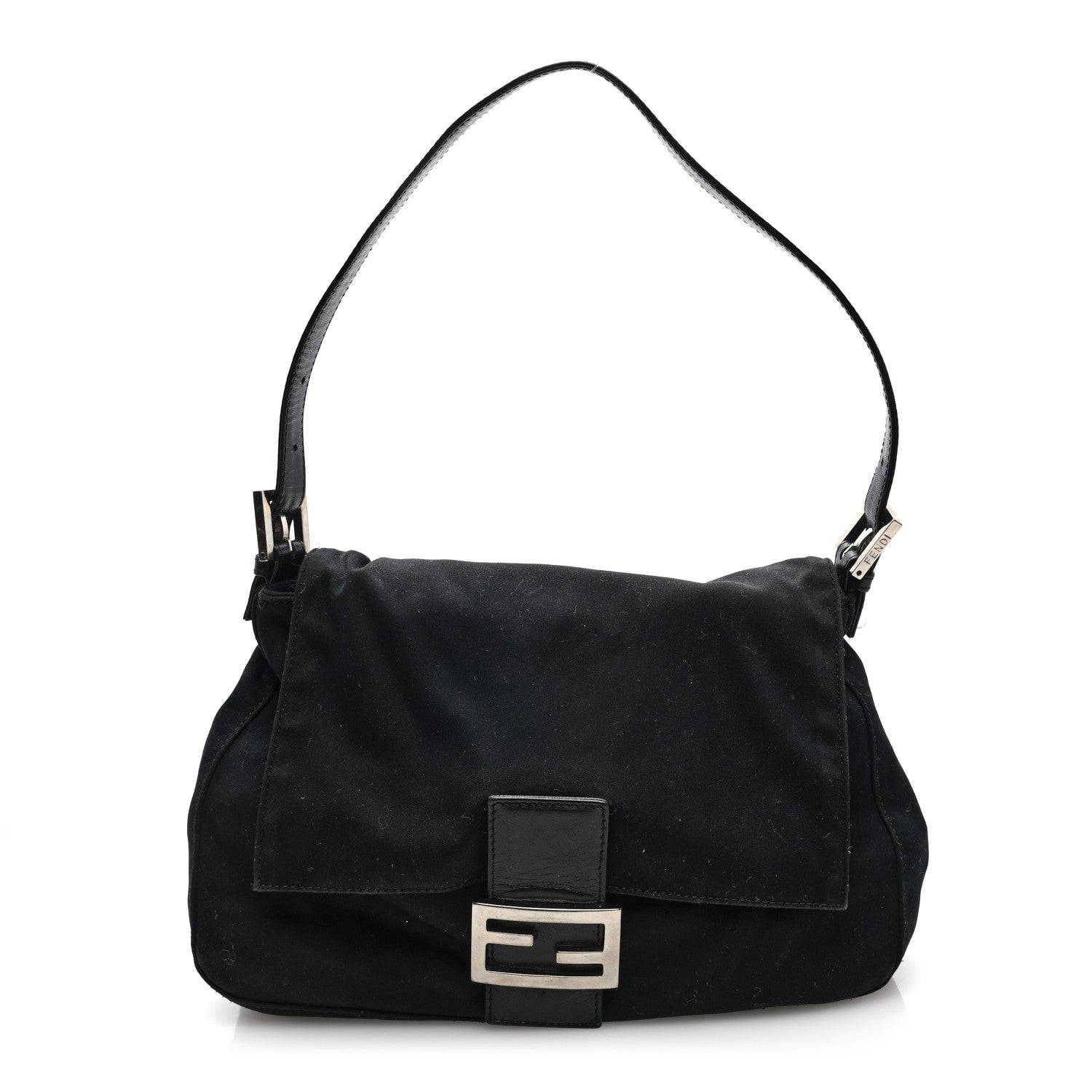 Fendi Neoprene Mama Baguette Black 1 of 9