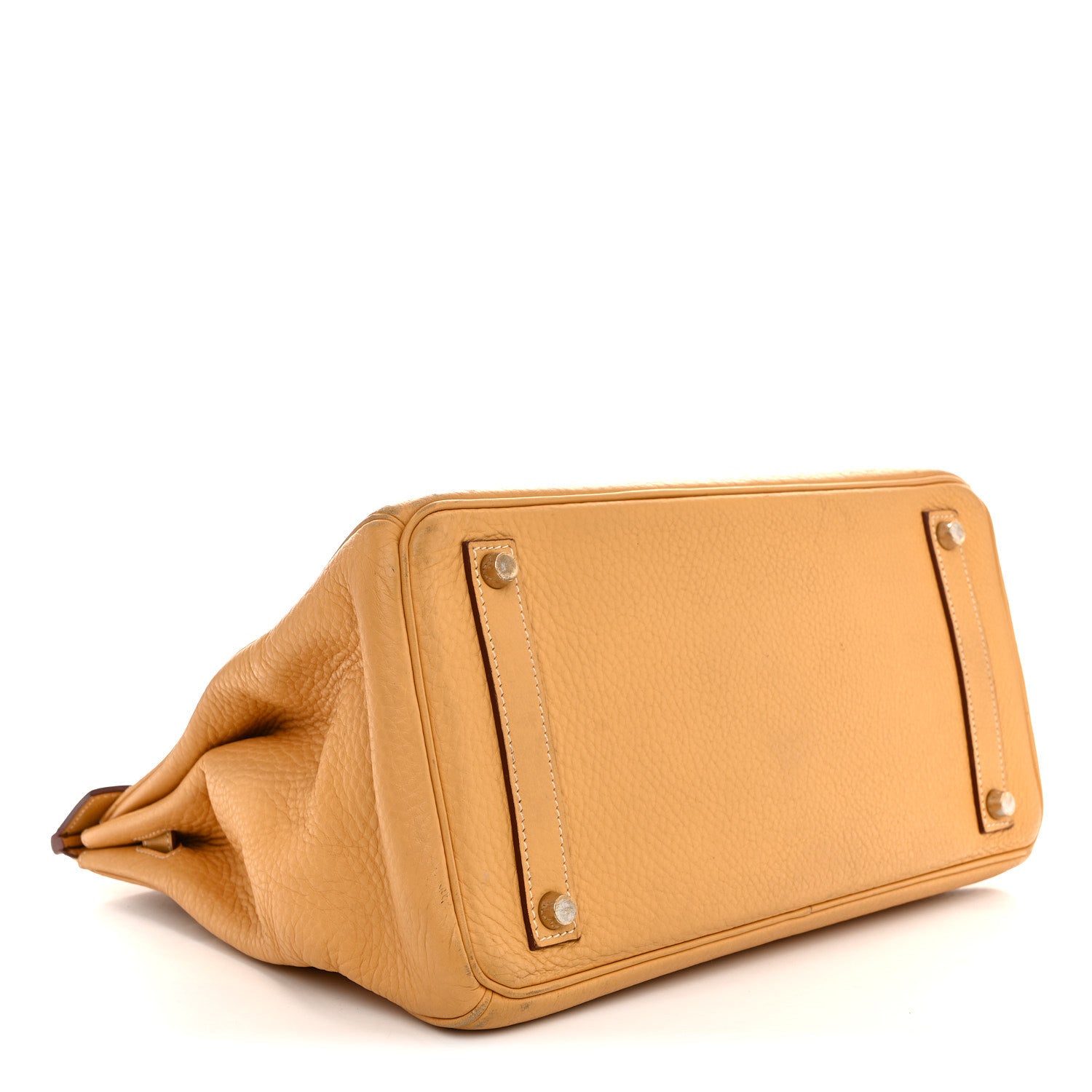 Hermes Taurillon Clemence HAC Birkin 32 Natural Sable 4 of 24