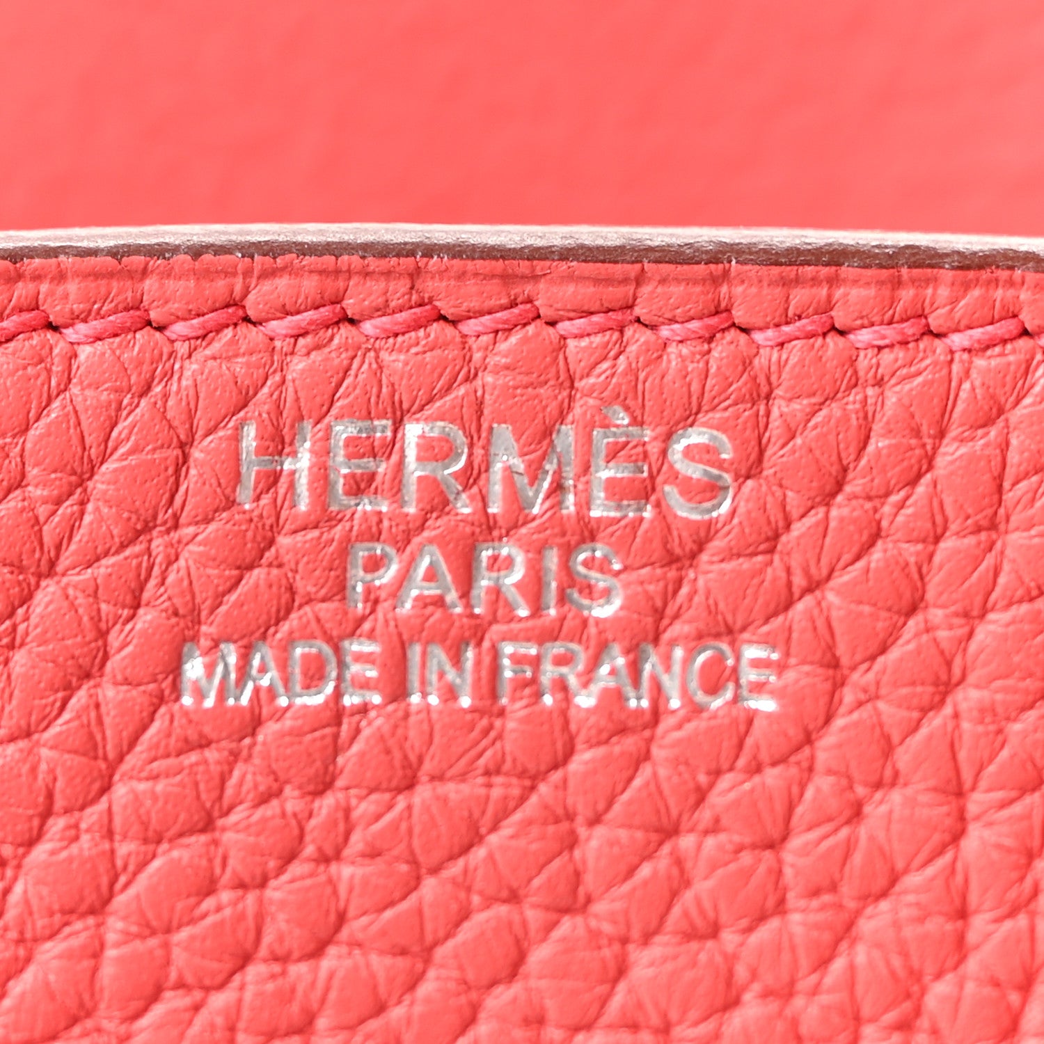Hermes Taurillon Clemence Birkin 35 Bougainvillea 6 of 10