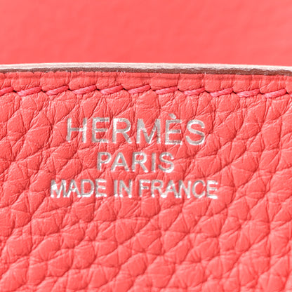 Hermes Taurillon Clemence Birkin 35 Bougainvillea 6 of 10